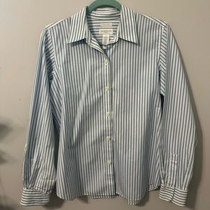Liz Claiborne pinstripe shirt
